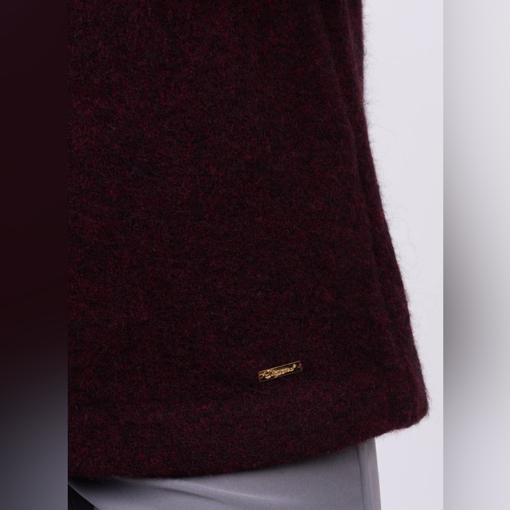 $1,000 DSQUARED2 Jumper Yak Wool Blend Stand-Up Collar Unisex Size S NWOT - Picture 6 of 12